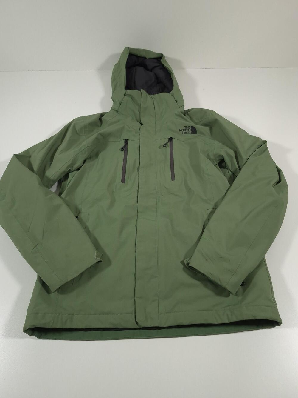The North Face Powdance Jacket Men's Small Green Insulated NF0A2TJT